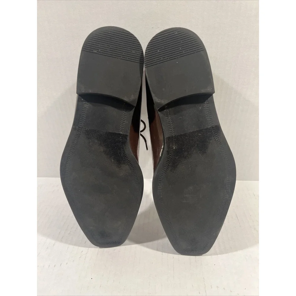 STACY ADAMS Mens Oxford Toe‎ Cap Brown Dress Shoes Size 9 M